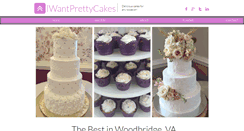 Desktop Screenshot of iwantprettycakes.com