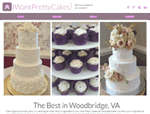 Tablet Screenshot of iwantprettycakes.com